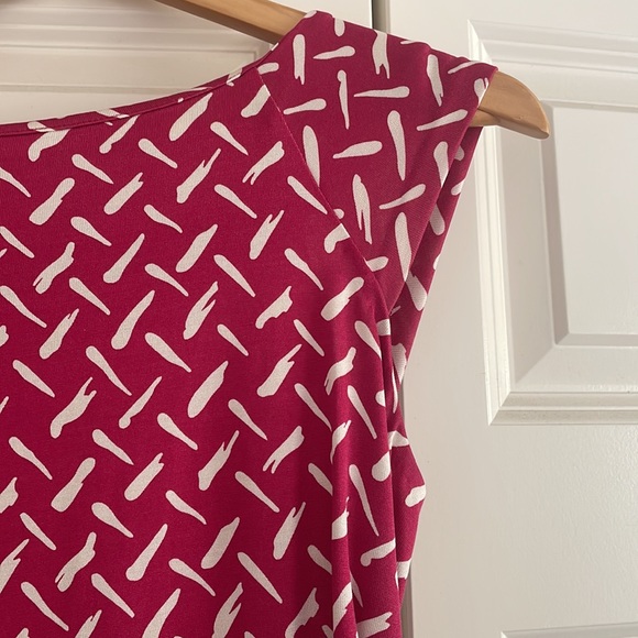 Diane Von Furstenberg Gabi Dash Weave Magenta - Picture 3 of 5